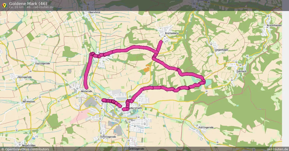 Goldene Mark (46) (46) – Fernradroute auf Rad-Routen.de