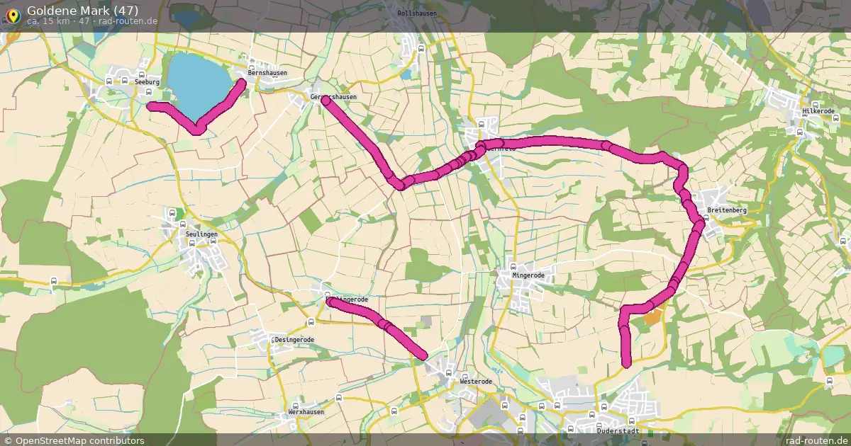 Goldene Mark (47) (47) – Fernradroute auf Rad-Routen.de