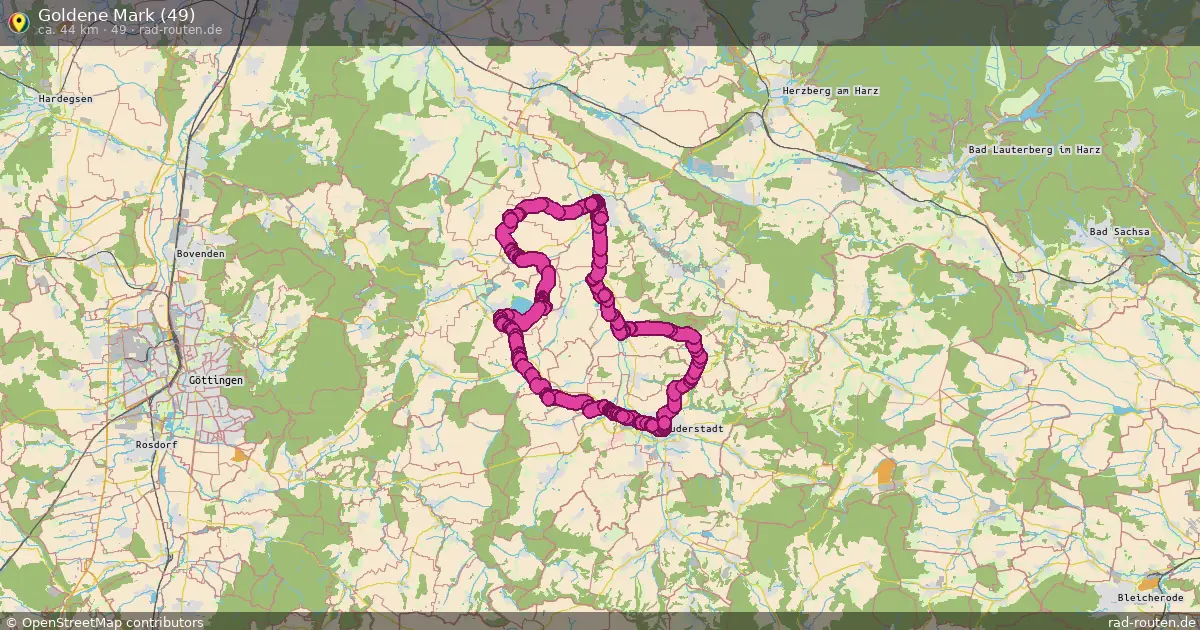 Goldene Mark (49) (49) – Fernradroute auf Rad-Routen.de