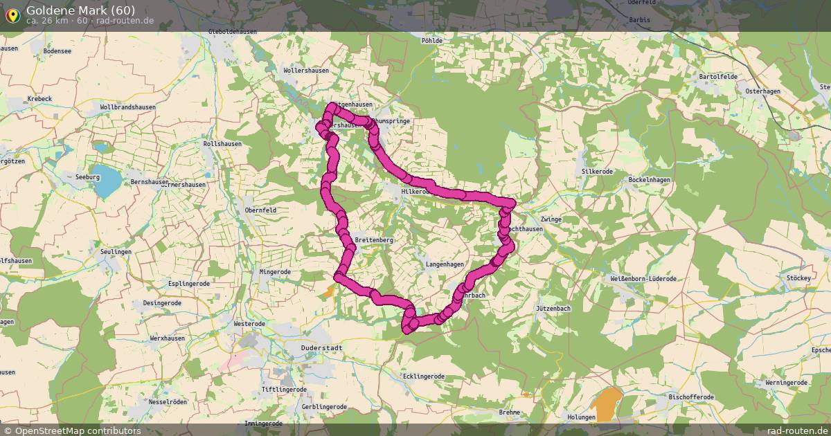 Goldene Mark (60) (60) – Fernradroute auf Rad-Routen.de