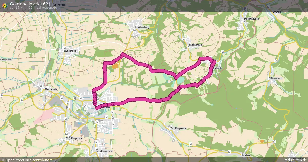 Goldene Mark (62) (62) – Fernradroute auf Rad-Routen.de
