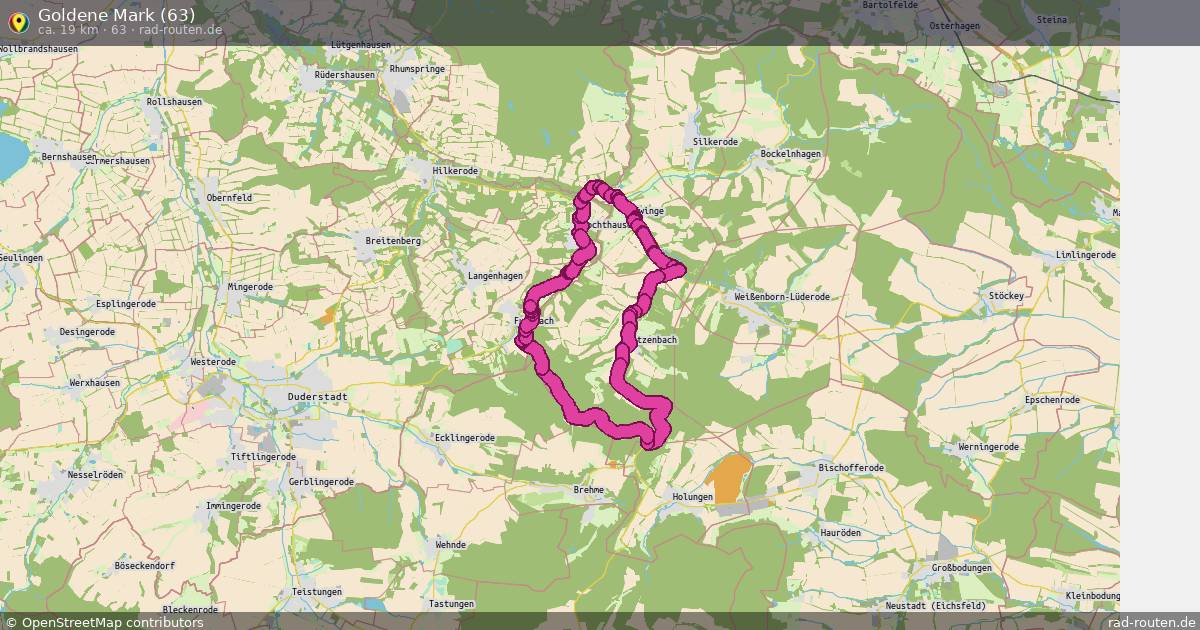 Goldene Mark (63) (63) – Fernradroute auf Rad-Routen.de