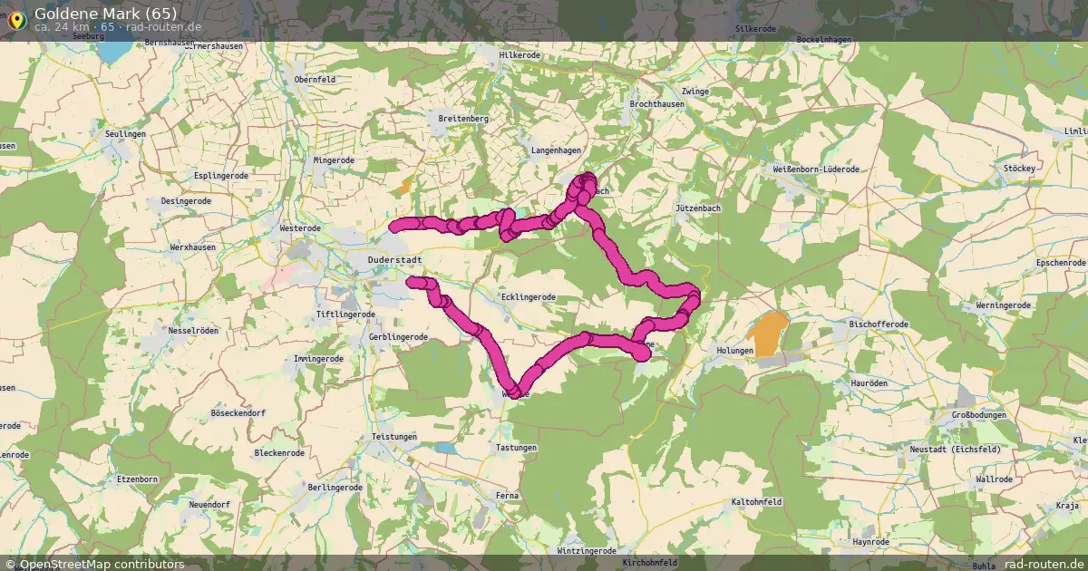Goldene Mark (65) (65) – Fernradroute auf Rad-Routen.de