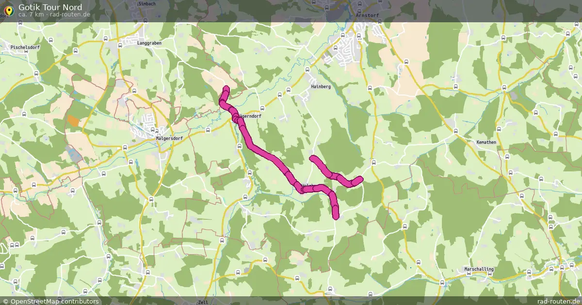 Gotik Tour Nord – Fernradroute auf Rad-Routen.de