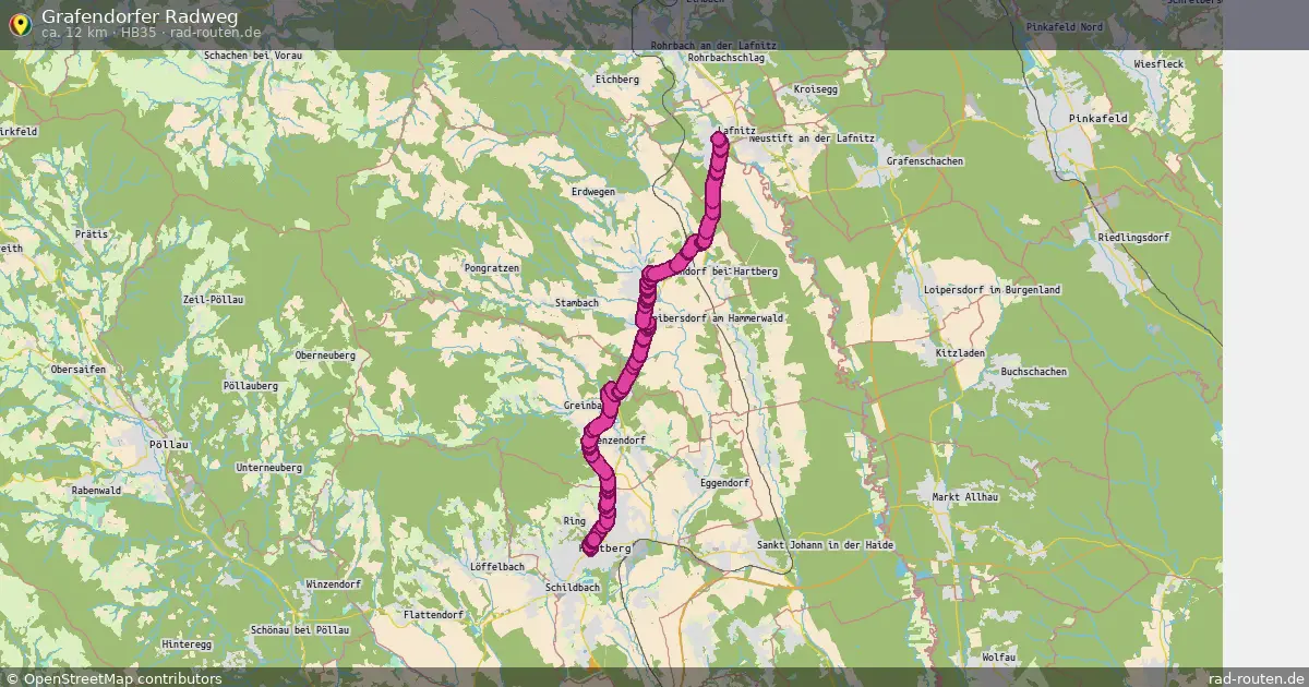 Grafendorfer Radweg (HB35) – Fernradroute auf Rad-Routen.de