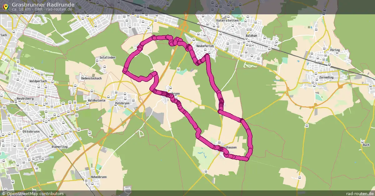 Grasbrunner Radlrunde (GRR) – Fernradroute auf Rad-Routen.de