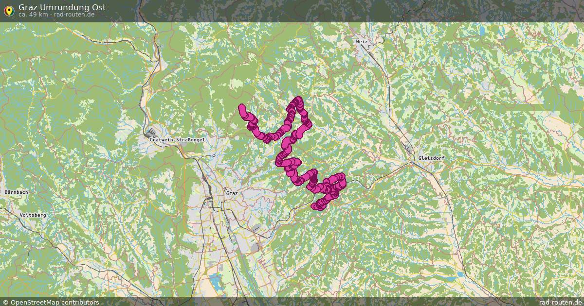 Graz Umrundung Ost – Fernradroute auf Rad-Routen.de