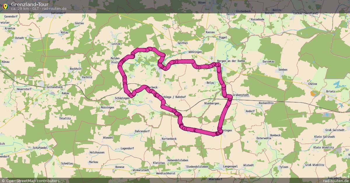 Grenzland-Tour (GLT) – Fernradroute auf Rad-Routen.de