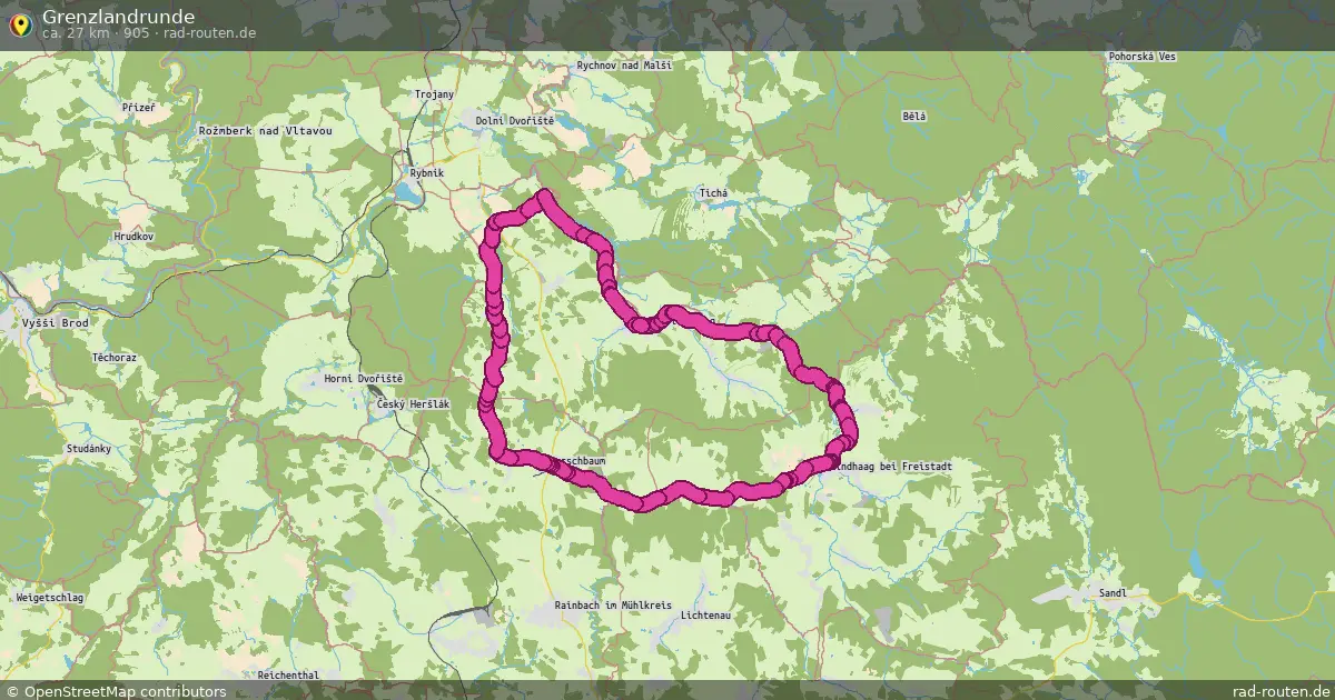 Grenzlandrunde (905) – Fernradroute auf Rad-Routen.de