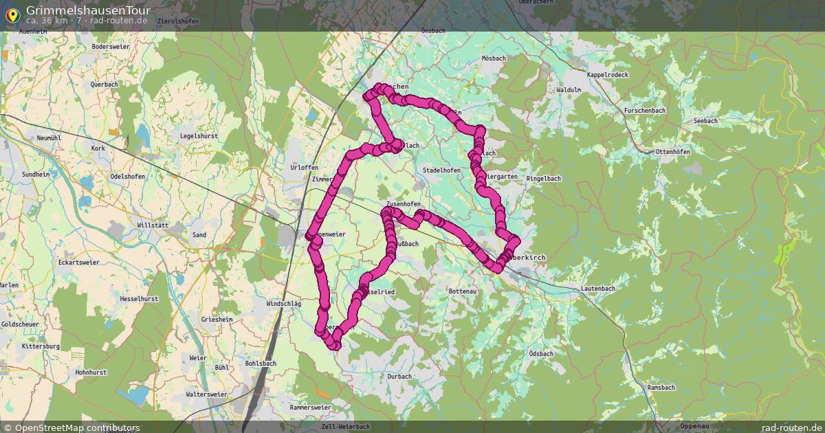 GrimmelshausenTour (7) – Fernradroute auf Rad-Routen.de