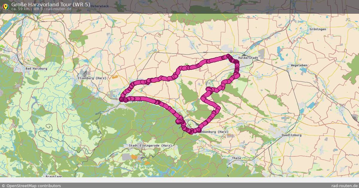 Große Harzvorland Tour (WR 5)