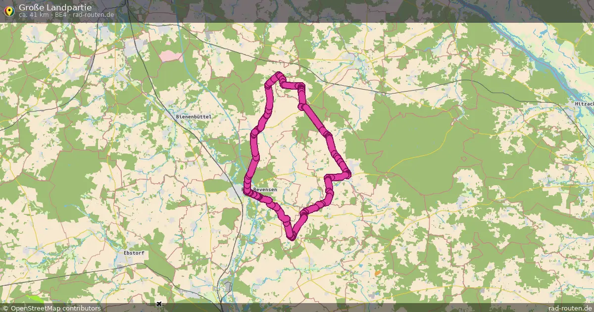 Große Landpartie (BE4) – Fernradroute auf Rad-Routen.de