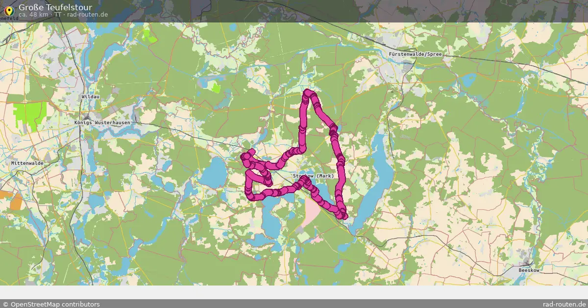 Große Teufelstour (Tt) – Fernradroute auf Rad-Routen.de