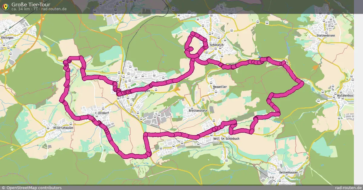 Große Tier-Tour
