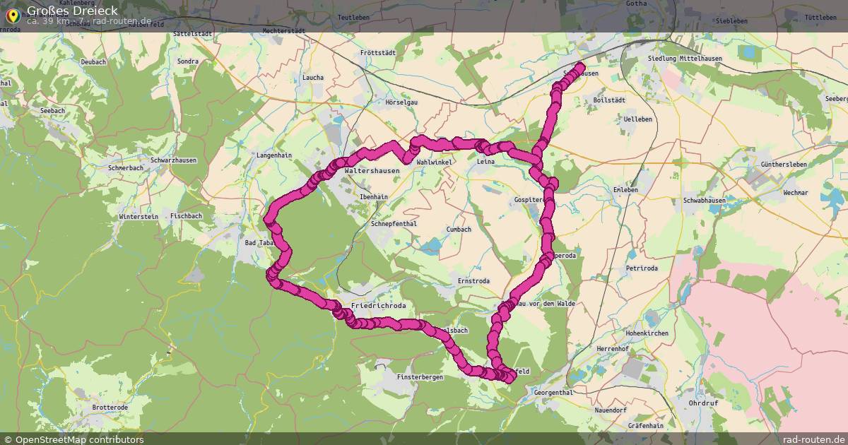 Großes Dreieck (7) – Fernradroute auf Rad-Routen.de