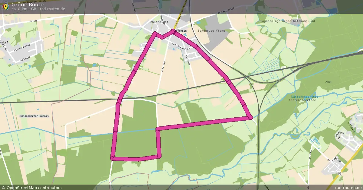 Grüne Route (GR) – Fernradroute auf Rad-Routen.de