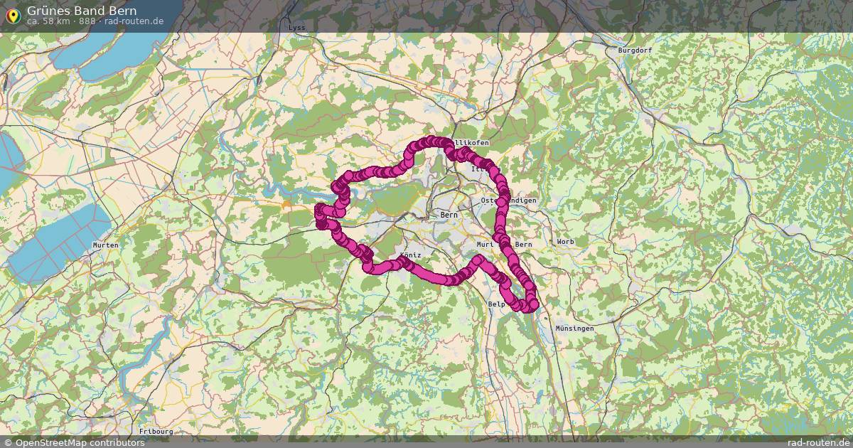 Grünes Band Bern (888) – Fernradroute auf Rad-Routen.de
