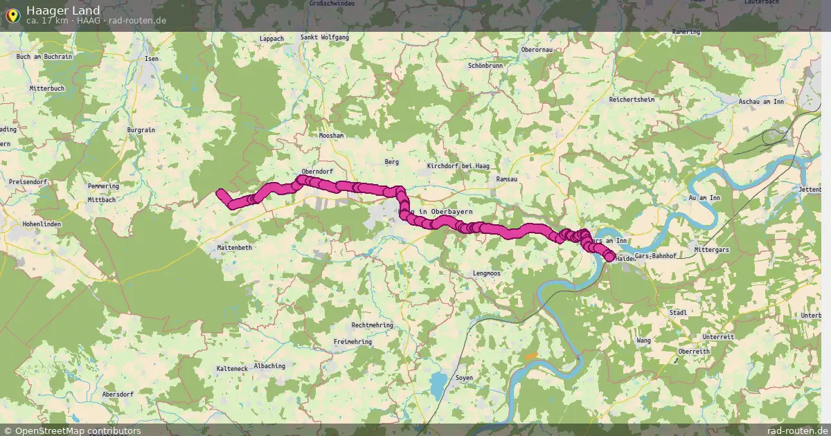 Haager Land (Haag) – Fernradroute auf Rad-Routen.de
