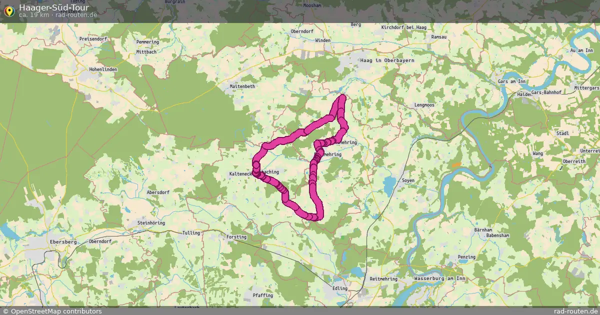 Haager-Süd-Tour – Fernradroute auf Rad-Routen.de