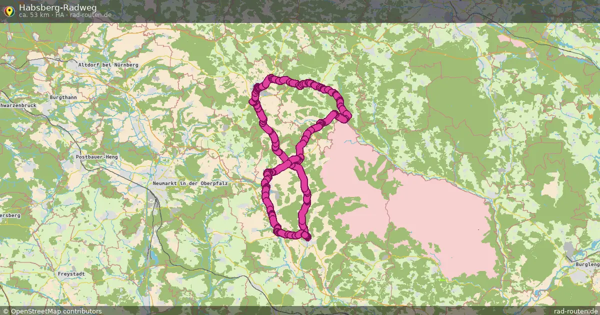 Habsberg-Radweg (Ha) – Fernradroute auf Rad-Routen.de