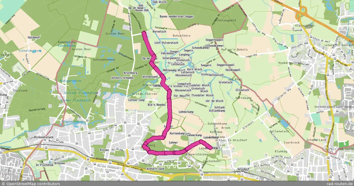 HAM30-Ham44 – Fernradroute auf Rad-Routen.de