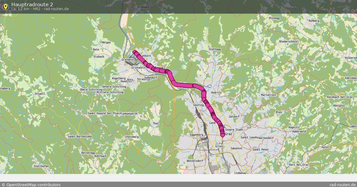 Hauptradroute 2 (HR2) – Fernradroute auf Rad-Routen.de