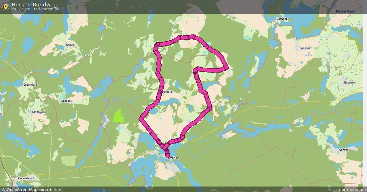 Hecken-Rundweg – Fernradroute auf Rad-Routen.de