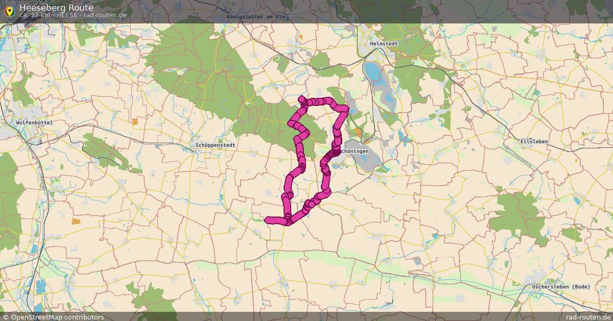 Heeseberg Route (Heese) – Fernradroute auf Rad-Routen.de