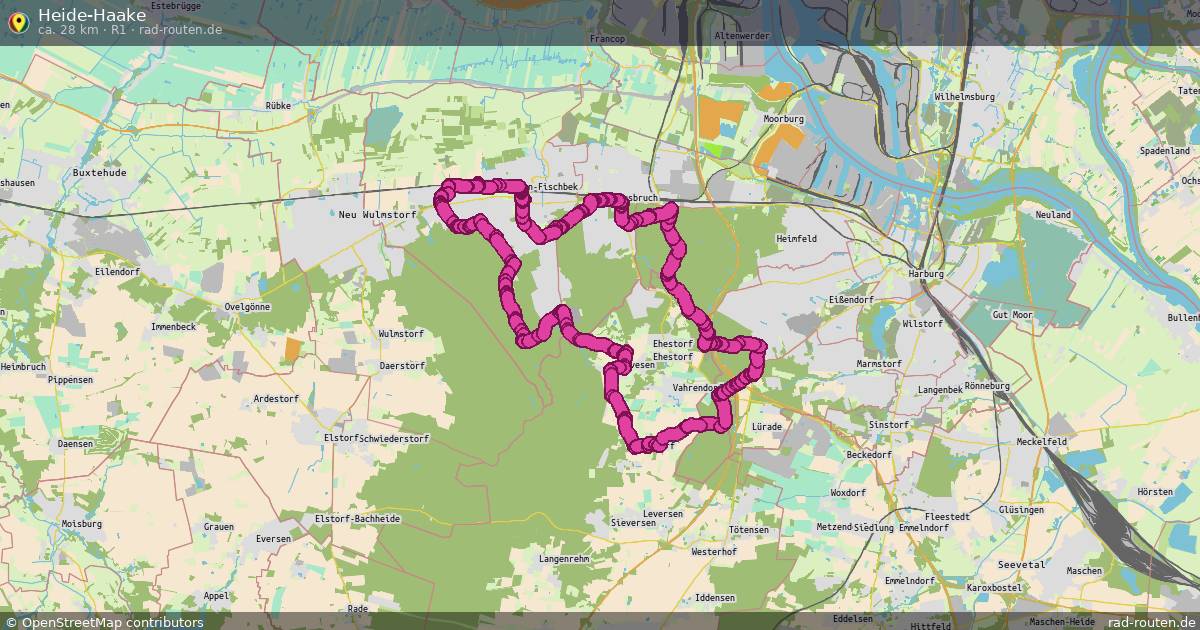 Heide-Haake (R1) – Fernradroute auf Rad-Routen.de