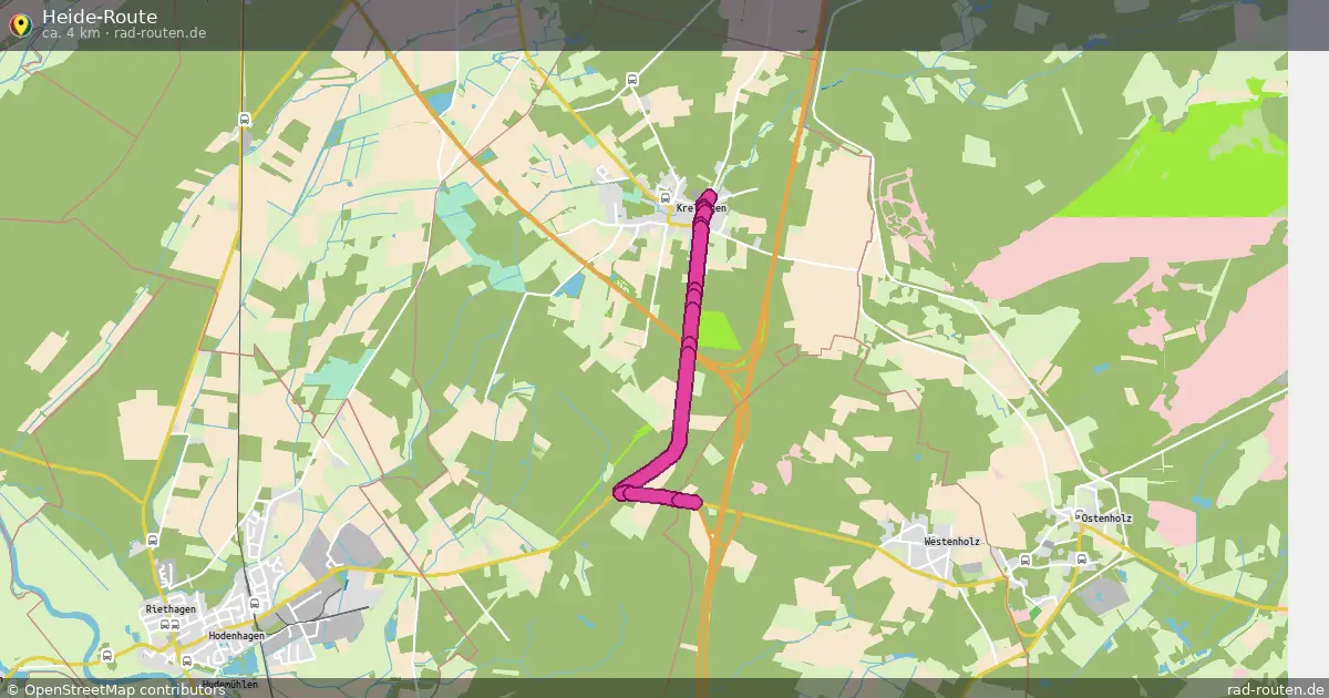 Heide-Route – Fernradroute auf Rad-Routen.de