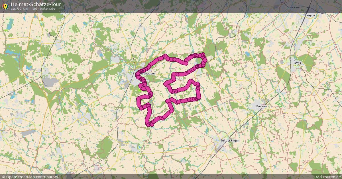 Heimat-Schätze-Tour – Fernradroute auf Rad-Routen.de