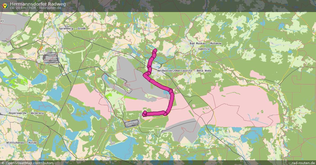Hermannsdorfer Radweg (HdR) – Fernradroute auf Rad-Routen.de