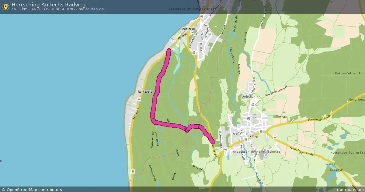 Herrsching Andechs Radweg (Andechs Herrsching) – Fernradroute auf Rad-Routen.de