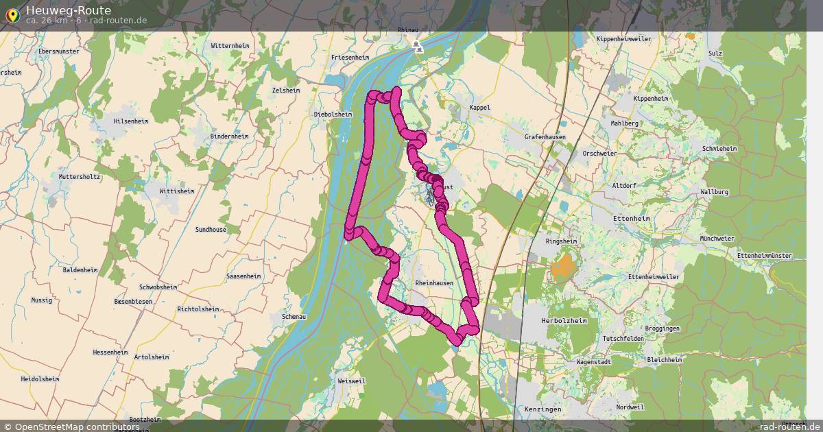 Heuweg-Route (6) – Fernradroute auf Rad-Routen.de