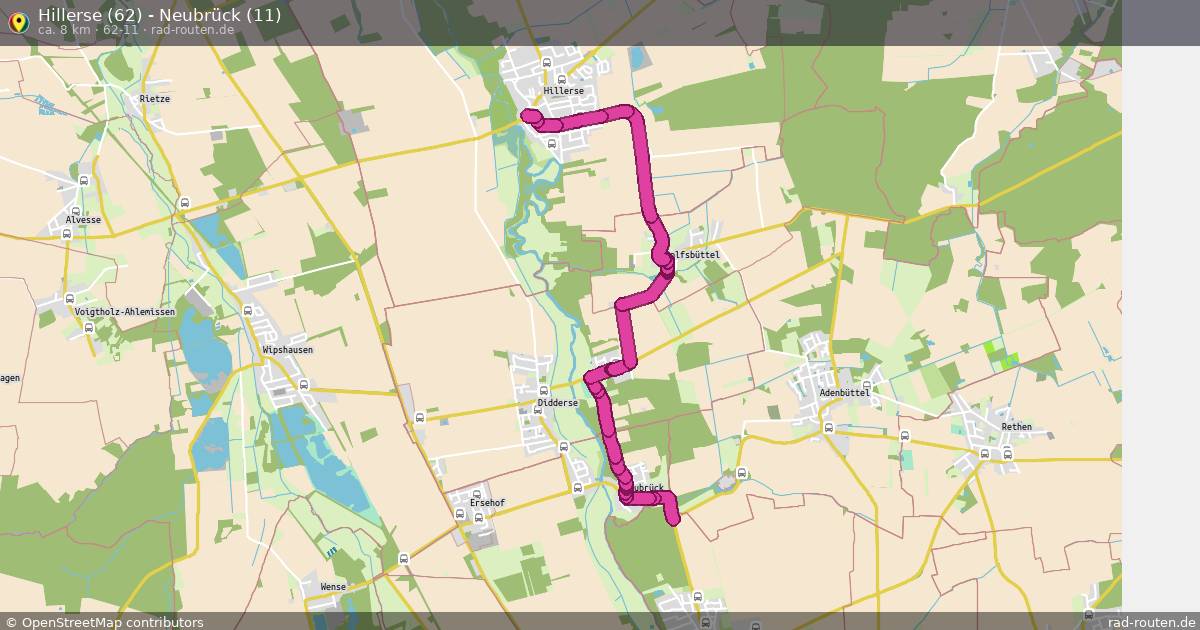 Hillerse (62) - Neubrück (11) (62-11) – Fernradroute auf Rad-Routen.de
