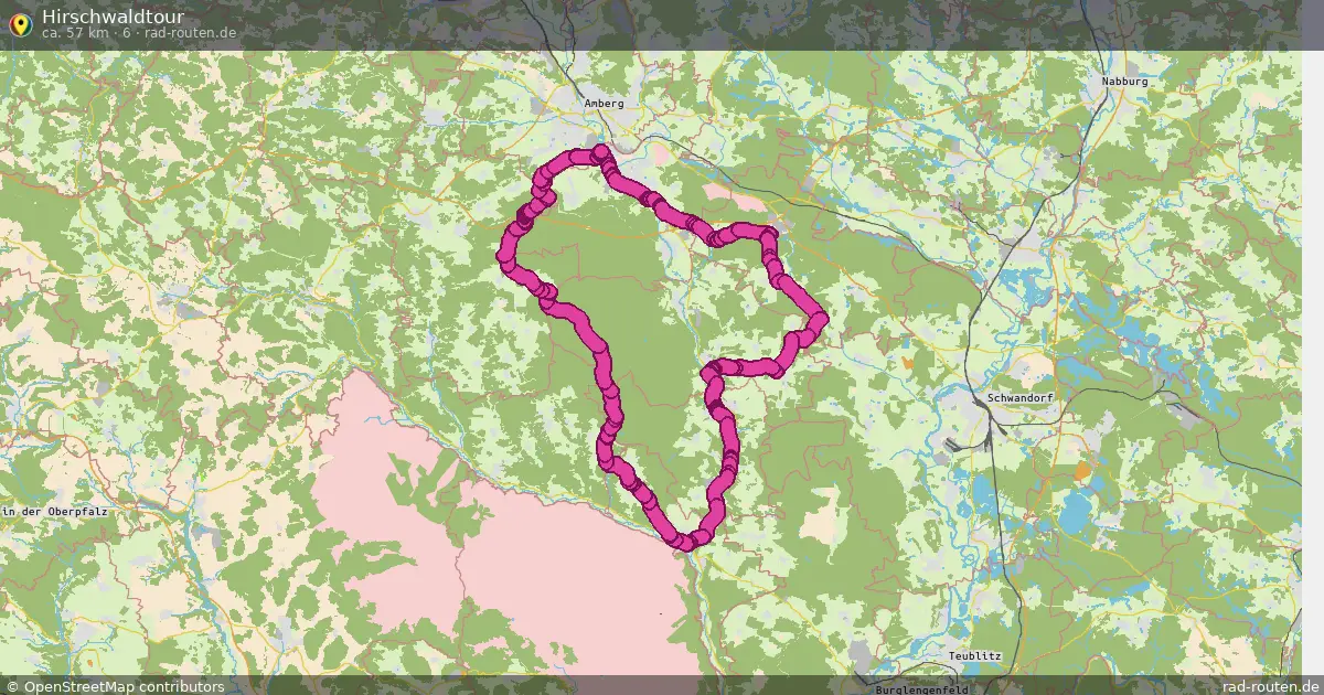 Hirschwaldtour (6) – Fernradroute auf Rad-Routen.de