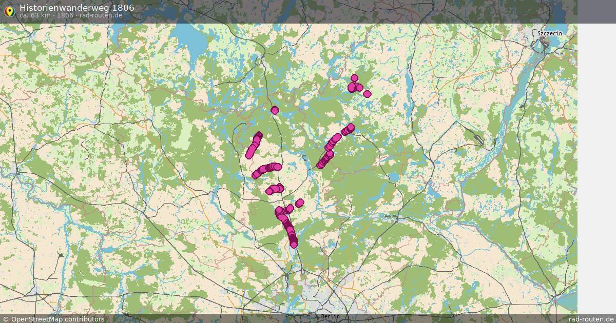Historienwanderweg 1806 (1806) – Fernradroute auf Rad-Routen.de