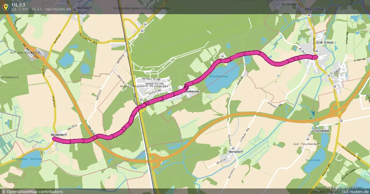 HL33 (HL33) – Fernradroute auf Rad-Routen.de