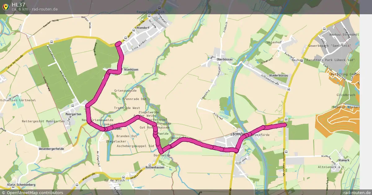 HL37 – Fernradroute auf Rad-Routen.de