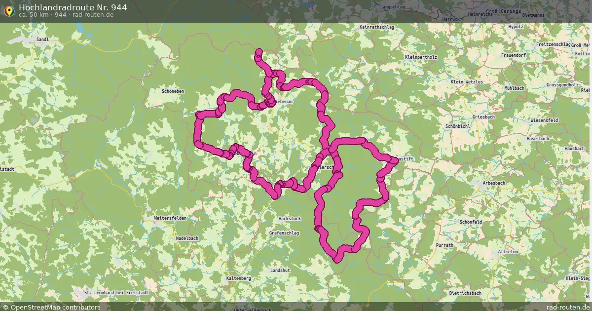 Hochlandradroute Nr. 944 (944) – Fernradroute auf Rad-Routen.de