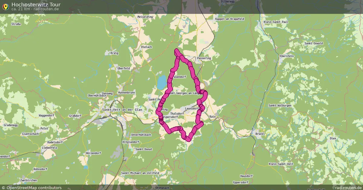 Hochosterwitz Tour – Fernradroute auf Rad-Routen.de