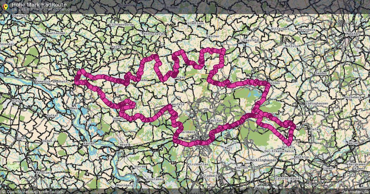 Hohe Mark RadRoute