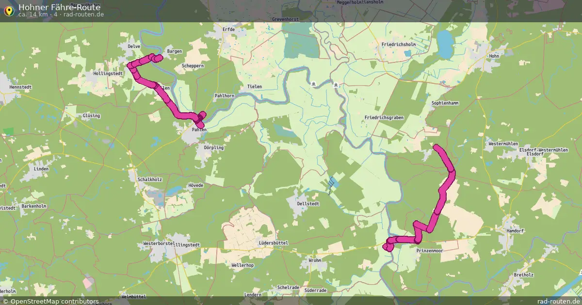 Hohner Fähre-Route (4) – Fernradroute auf Rad-Routen.de
