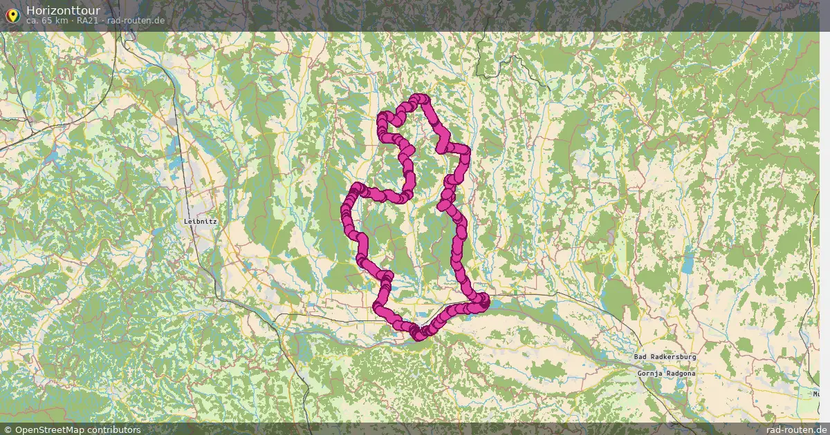 Horizonttour (RA21) – Fernradroute auf Rad-Routen.de