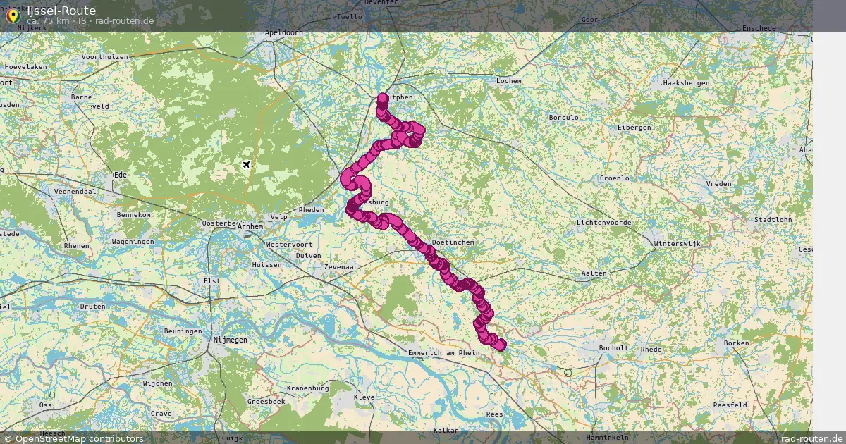 IJssel-Route (Is) – Fernradroute auf Rad-Routen.de