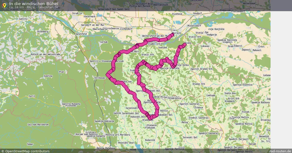 In die windischen Bühel (RA24) – Fernradroute auf Rad-Routen.de