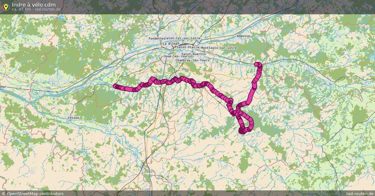 Indre à vélo cdm – Fernradroute auf Rad-Routen.de