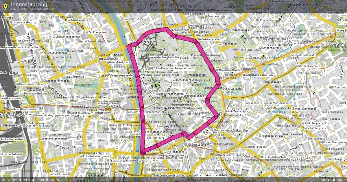 Innenstadtring – Fernradroute auf Rad-Routen.de