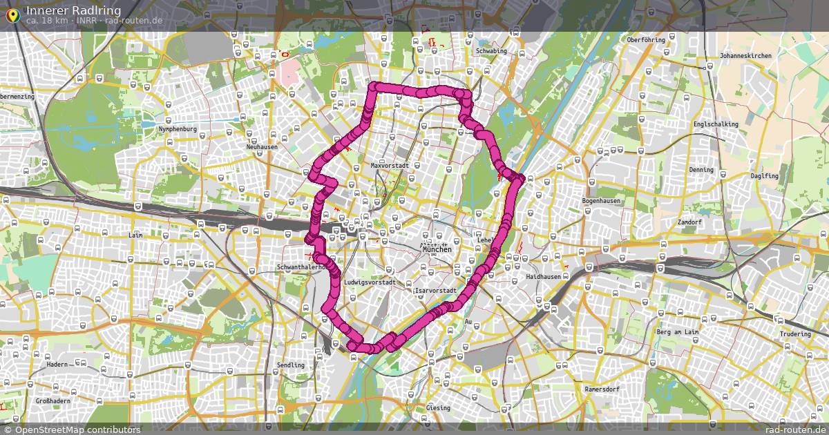 Innerer Radlring (INRR) – Fernradroute auf Rad-Routen.de