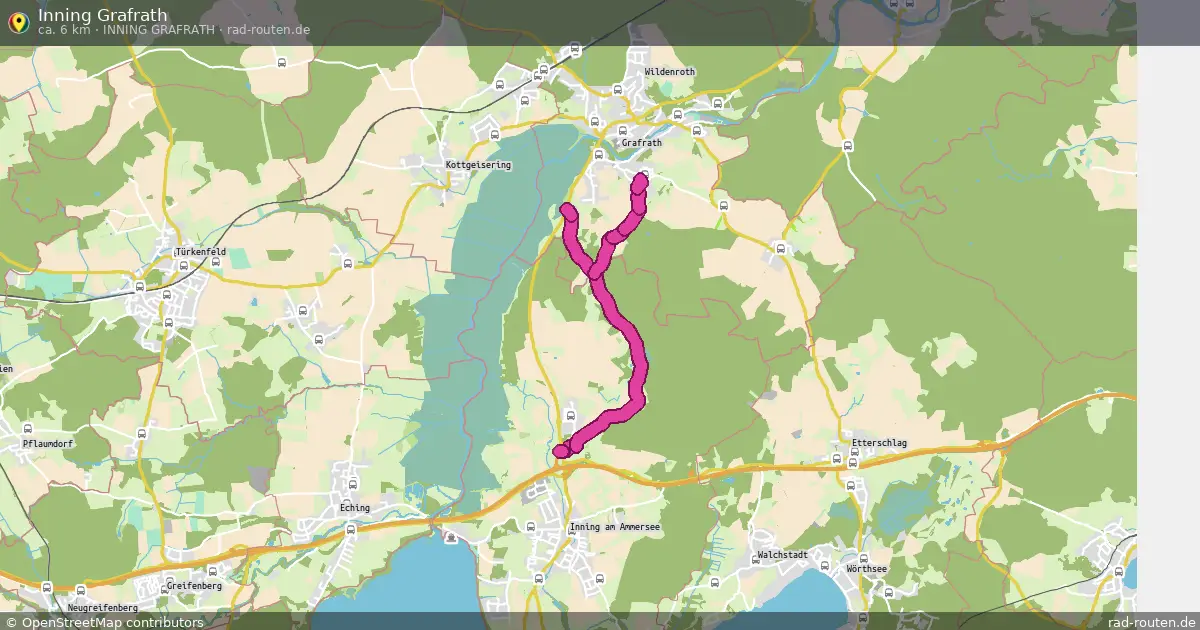 Inning Grafrath (Inning Grafrath) – Fernradroute auf Rad-Routen.de